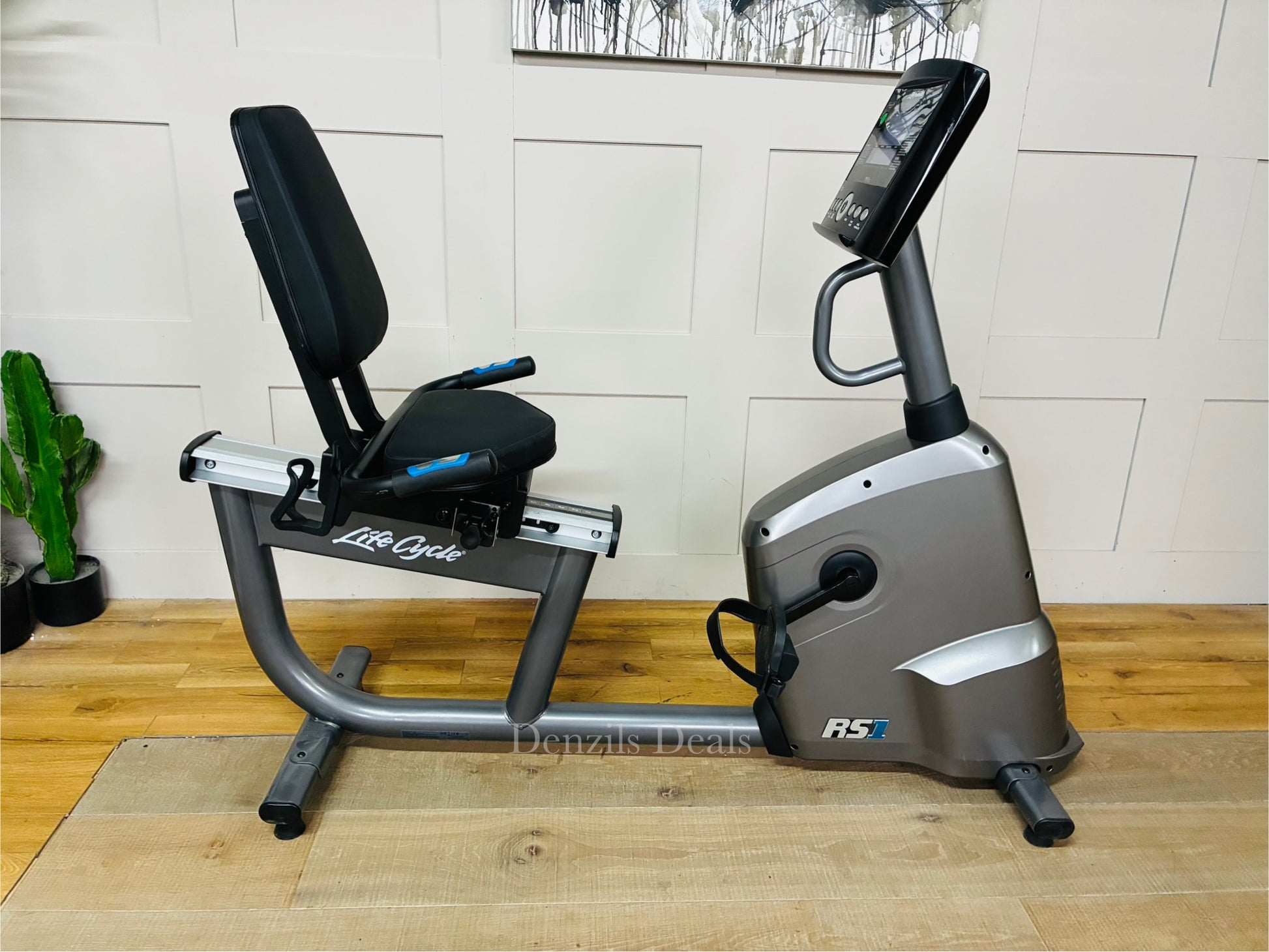 Life Fitness RS1 Lifecycle Recumbent Bike with Go Console