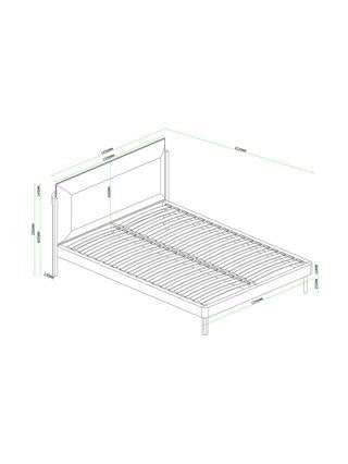 John LewisPillow Bed Frame, Double, Natural/Pink Rrp £699 R55