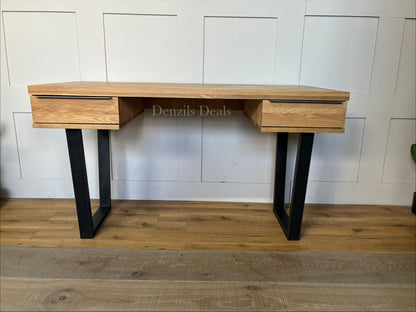 John Lewis Calia Small 2 Drawer Desk, Oak Rrp £599 R20