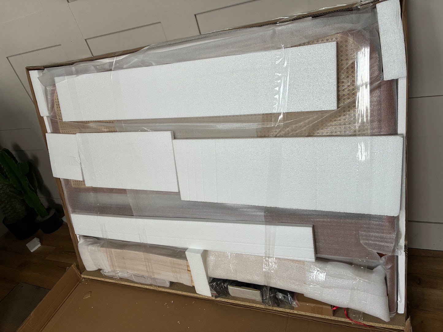 John Lewis Rattan double Bed Cherry Rrp £649