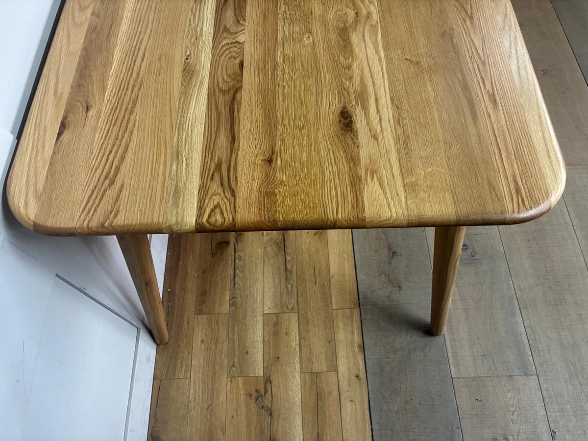 John Lewis Greenwood Dining Table, Solid Oak/Bianco Oil
