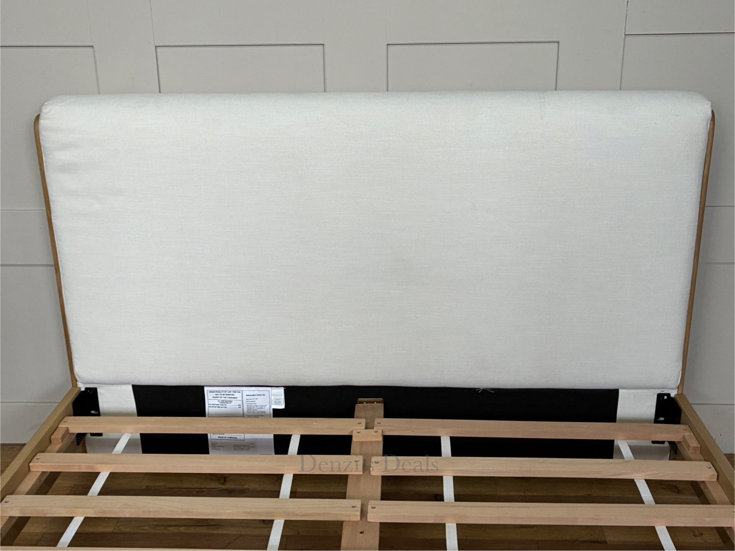 West Elm Asher King Size Bed Rrp £1599 R63x