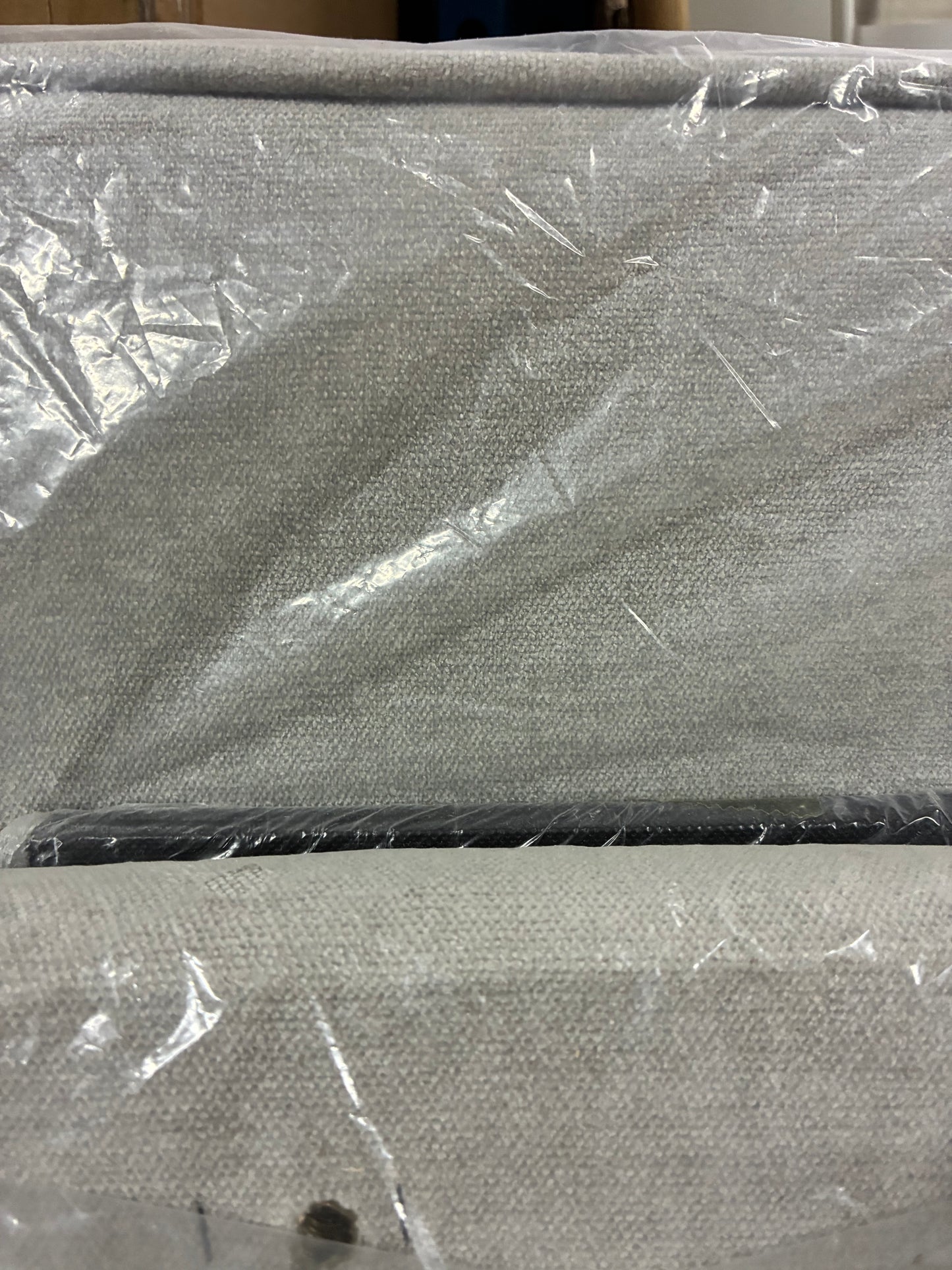 John Lewis Victor 135cm Ottoman Storage Upholstered Bed Frame GREY