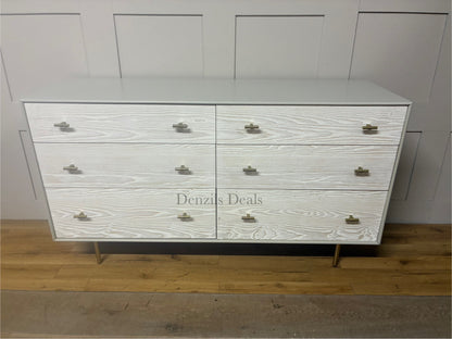 West Elm Modernist Wood & Lacquer 6-Drawer Dresser