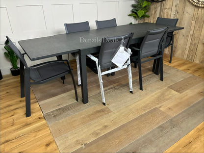 John Lewis Tampa Garden extending Dining Table With 6 dining Chairs
