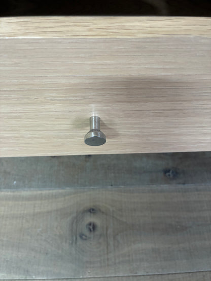 John Lewis Hansen Oak Wood 2 Drawer Desk, Natural Rrp £749 R62