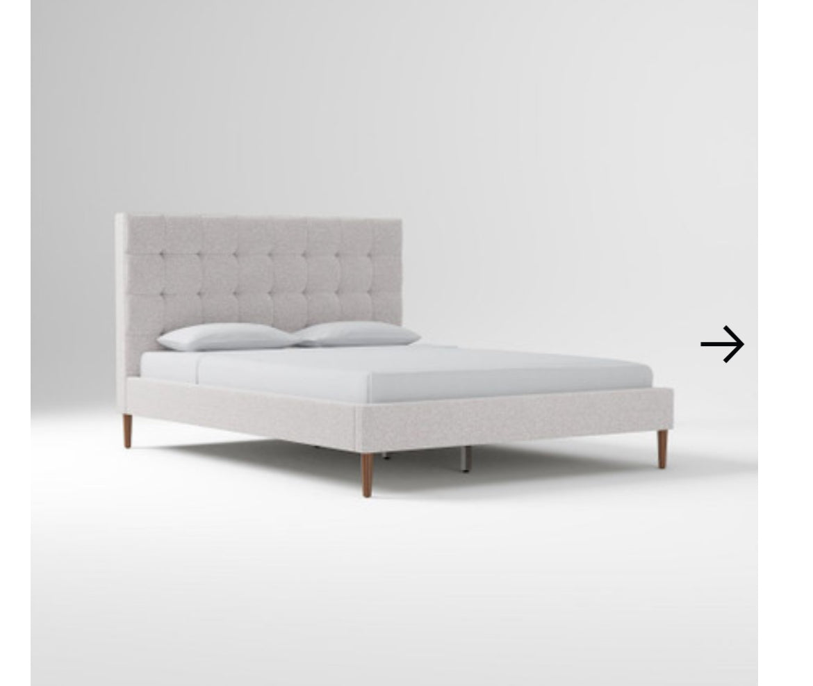 West Elm Emmett King Size Bed