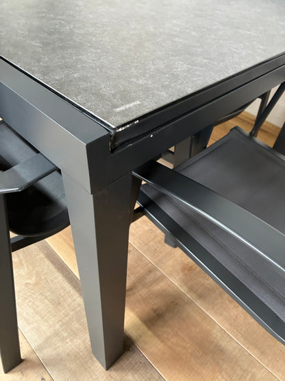 John Lewis Tampa Garden extending Dining Table With 6 dining Chairs