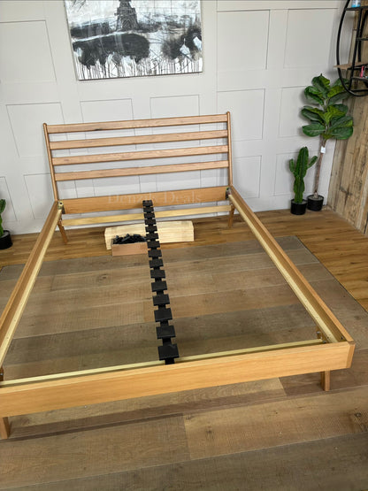John Lewis X-Ray Oak Wood Bed Frame, King Size, rrp £899