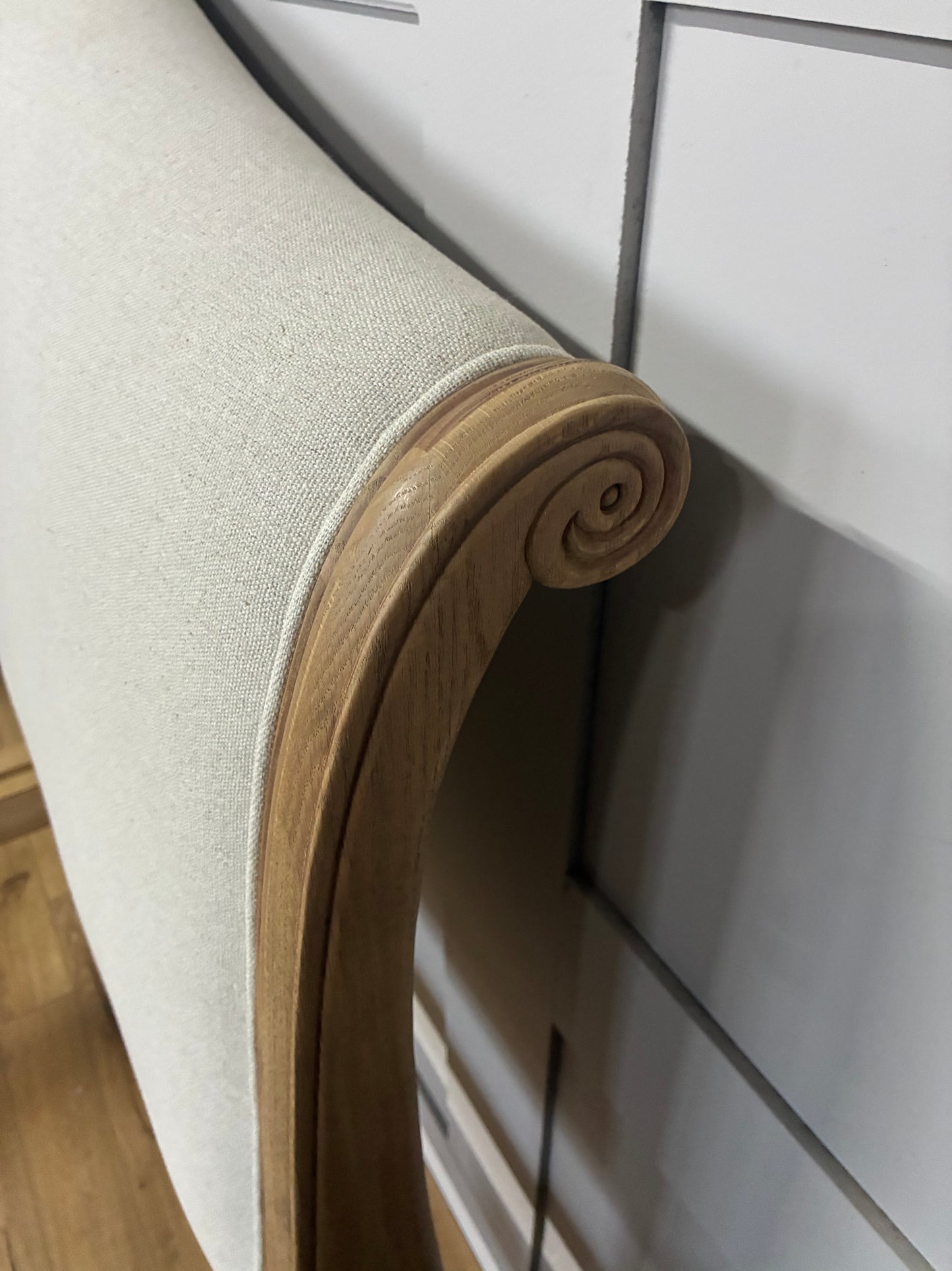 John Lewis Louis Low End Sleigh Bed Frame,  King Size, Oak R55