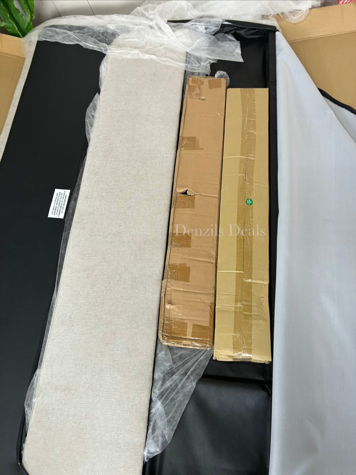 John Lewis Clyde Ottoman Storage King Bed Frame, Brushed Weave Beige Rrp £429