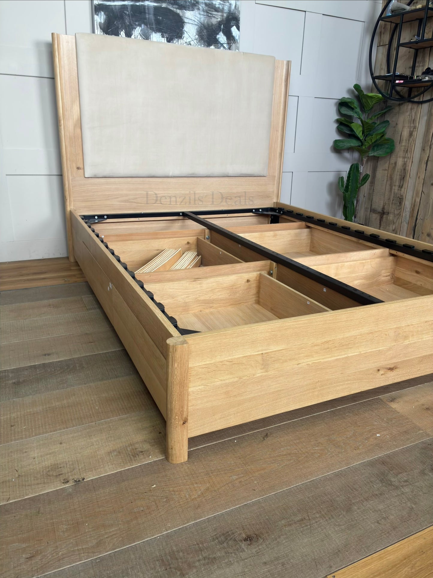 John Lewis Rest 4 Drawer Bed Frame, King, Natural Wood RRP £1599 R57