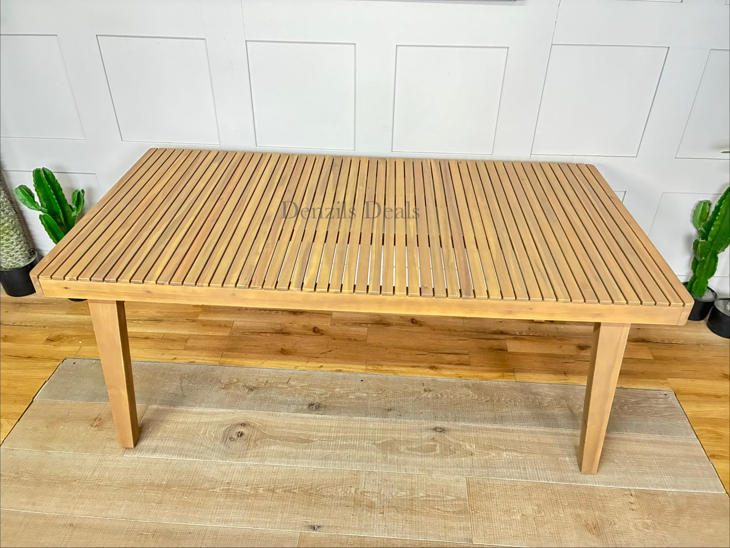 Mona Garden  Rectangular Dining Table, 175cm Natural John Lewis Rrp £399