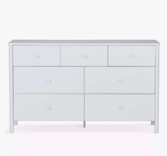 John Lewis Spindle 7 Drawer Chest, Grey Rrp £699
