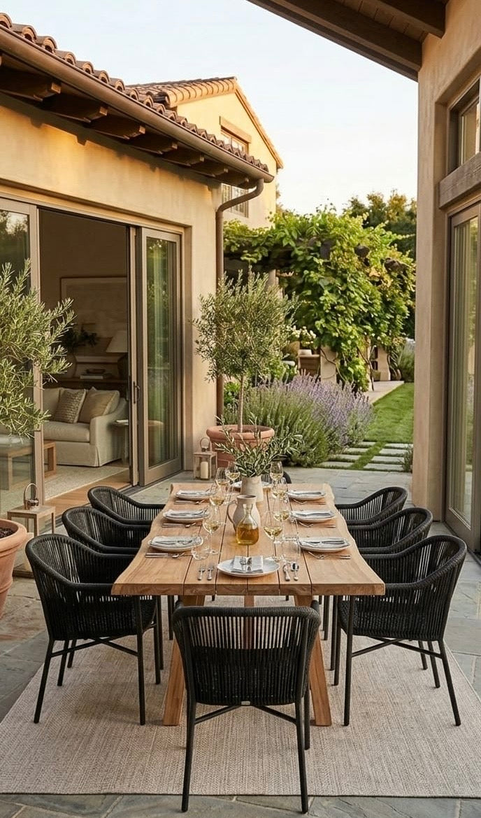 BOGART ROPE CARVER garden BLACK PAIR OF CHAIRS, set of 2