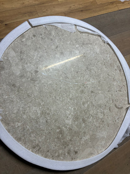 John Lewis Ritz Marble Dining Table, Brown