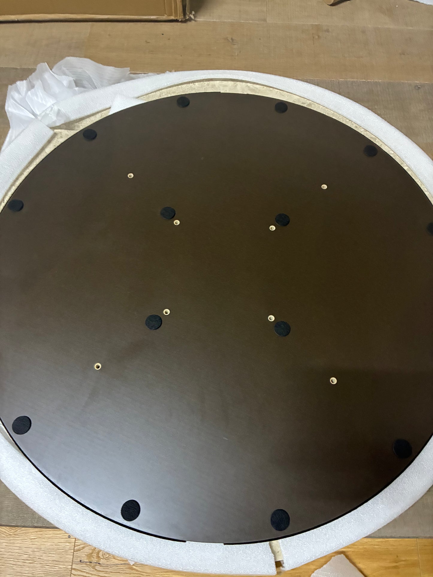 John Lewis Ritz Marble Dining Table, Brown