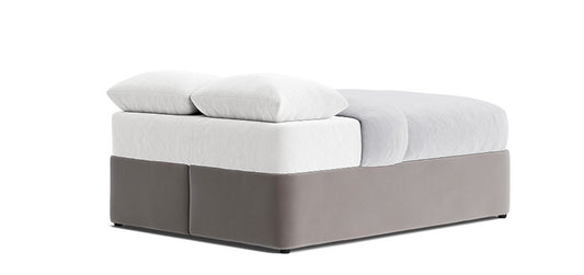 Loaf king size Store Storage Bed in Soothing grey #8700