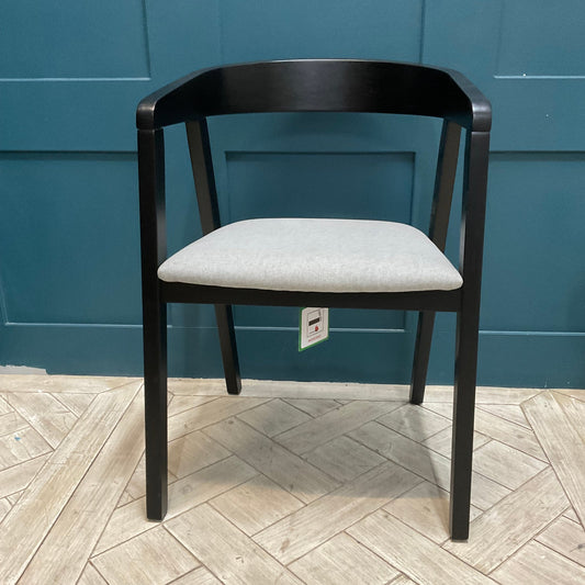 Made.com Placido Carver Dining/desk Chair Black/grey.