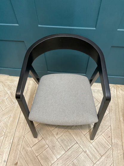 Made.com Placido Carver Dining/desk Chair Black/grey.