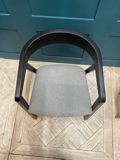 Made.com Placido Carver Dining/desk Chair Black/grey.