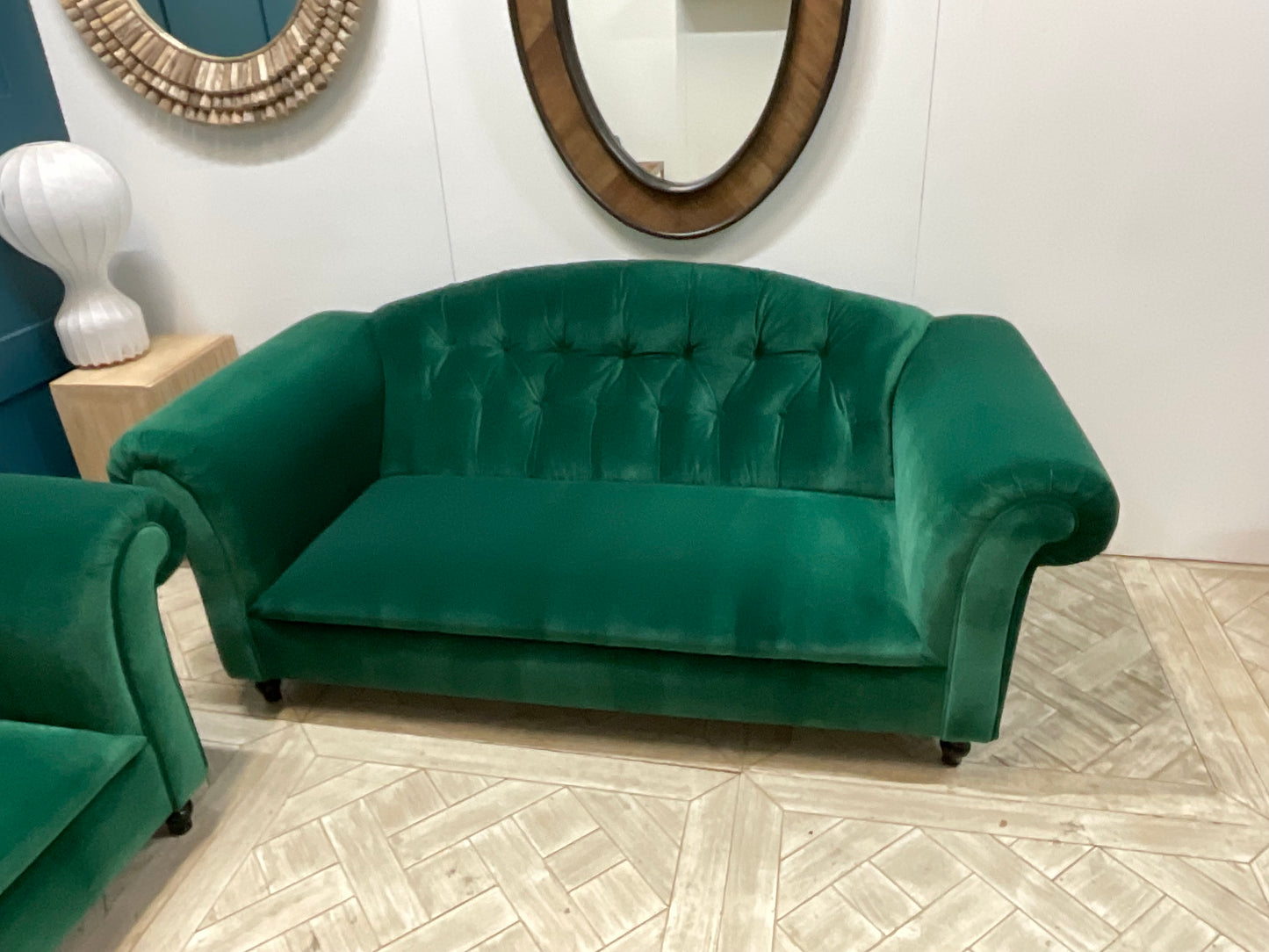 Set Of 2 Clover Velvet 2 Seater Sofa  John Lewis