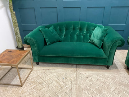 Set Of 2 Clover Velvet 2 Seater Sofa  John Lewis