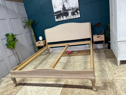 John Lewis Louis / Etienne bed frame super king size oak low end