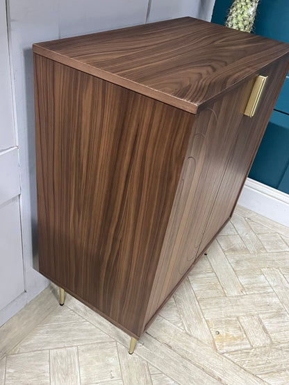 John Lewis Harvard 2 Door Cabinet, Walnut R34