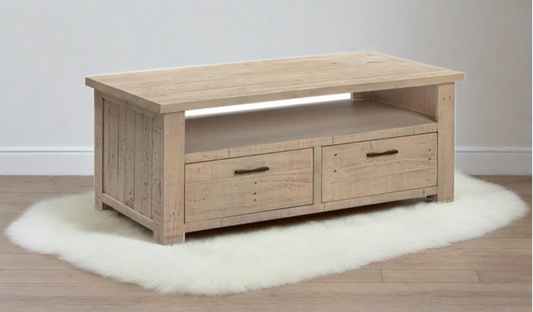 Scandinavian style rustic pine Coffee Table