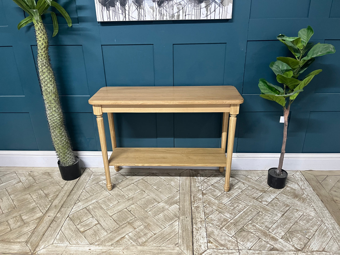 LA REDOUTE INTERIEURS Baudry Solid Oak Console Table