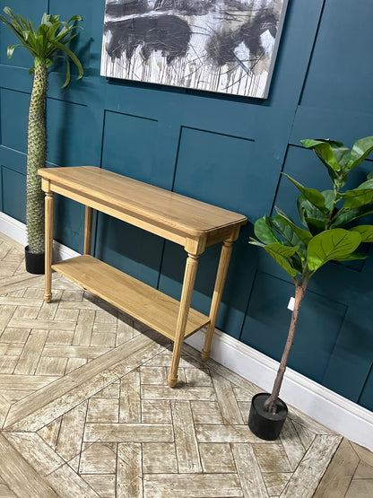 LA REDOUTE INTERIEURS Baudry Solid Oak Console Table