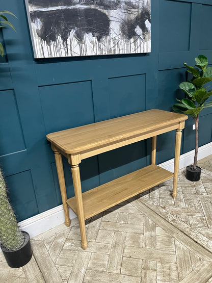 LA REDOUTE INTERIEURS Baudry Solid Oak Console Table