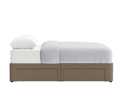 Loaf Kingsize Tight Space Storage Bed in Tea Bag Clever Velvet #8793/5