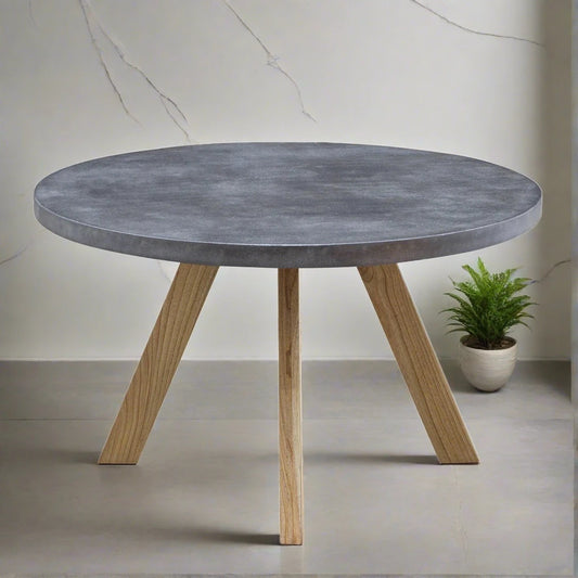 Facet Round Dining Table