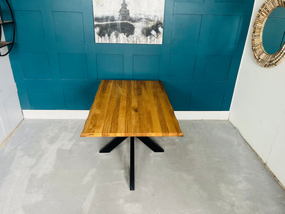 Live Edge Dining Table With Starlight Legs 6-seater