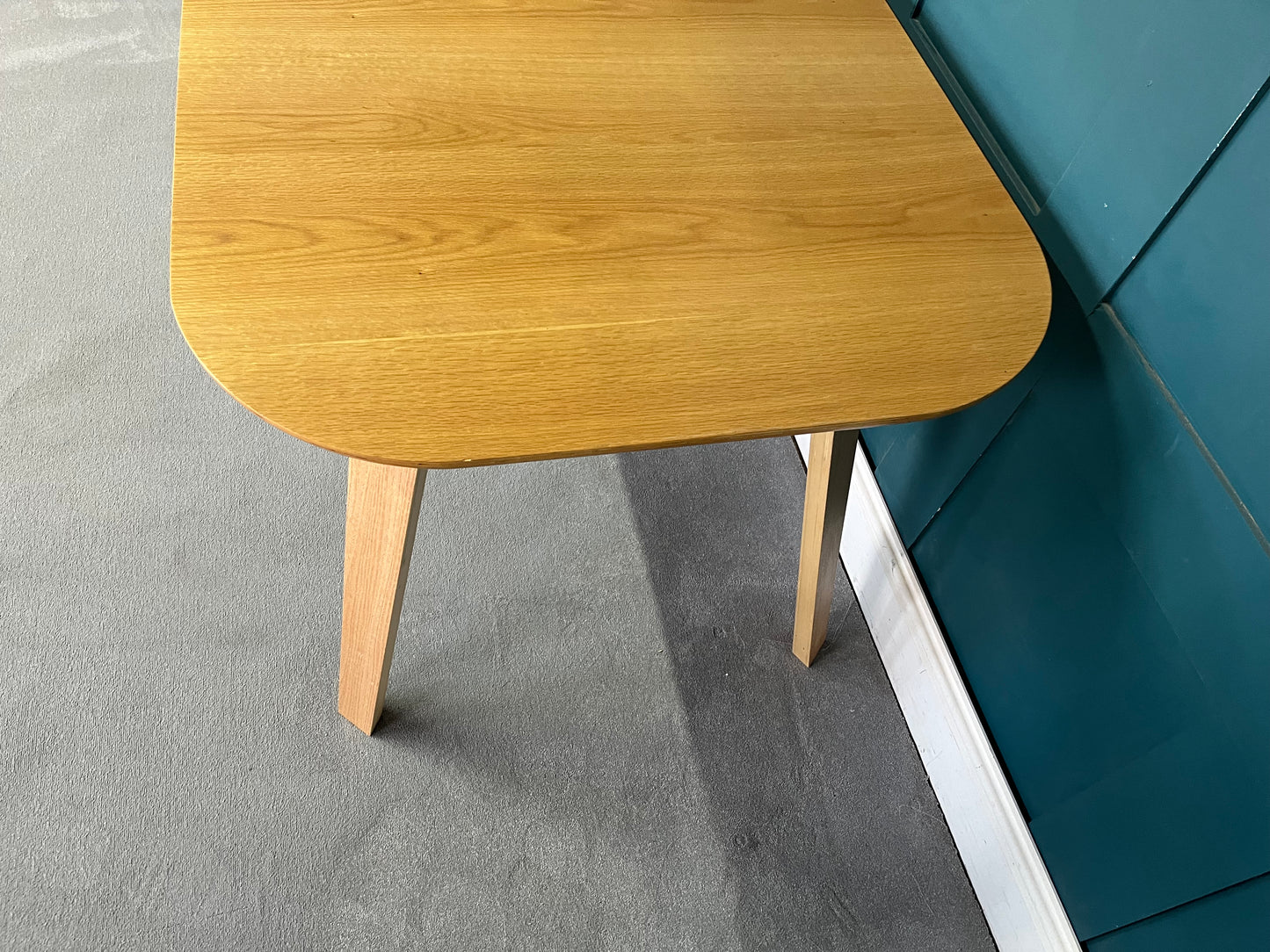 John Lewis Anton 6 Seater Extending Dining Table, Oak*no Leaf* R15.)
