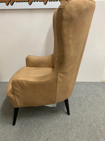 MADE.COM Bodil Accent Armchair, Tan Leather #7747