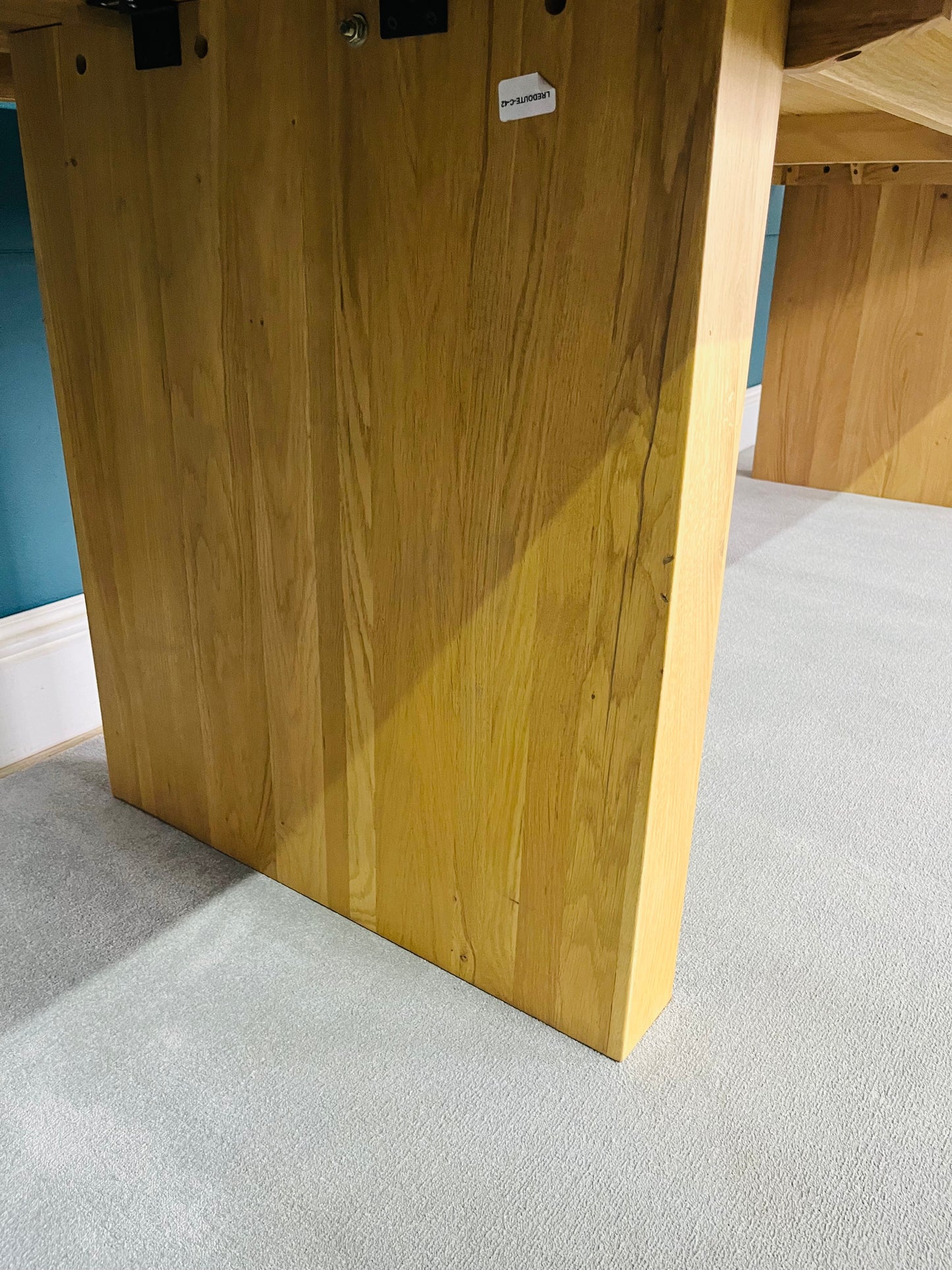 La Redoute Vova Dining table for 6/8 people, solid oak. 260 x 90cm