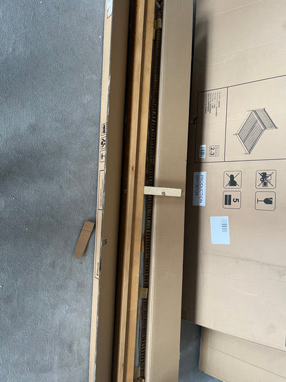 John Lewis Edwin Bed Frame, Super King Size, Stained Oak