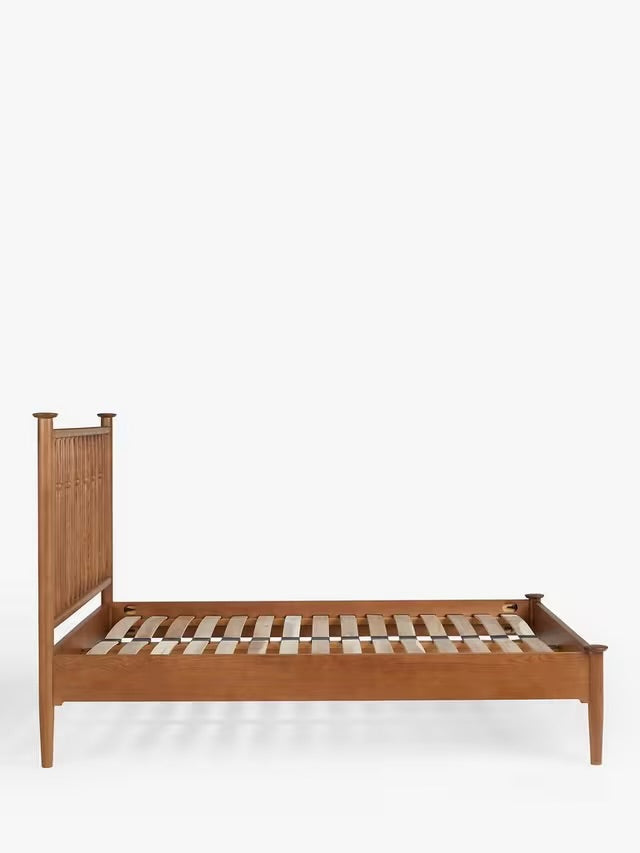 John Lewis Edwin Bed Frame, Super King Size, Stained Oak