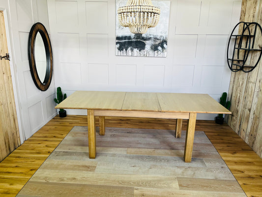 RICHMOND Solid Oak Extending Dining Table. Oak Furniture Land