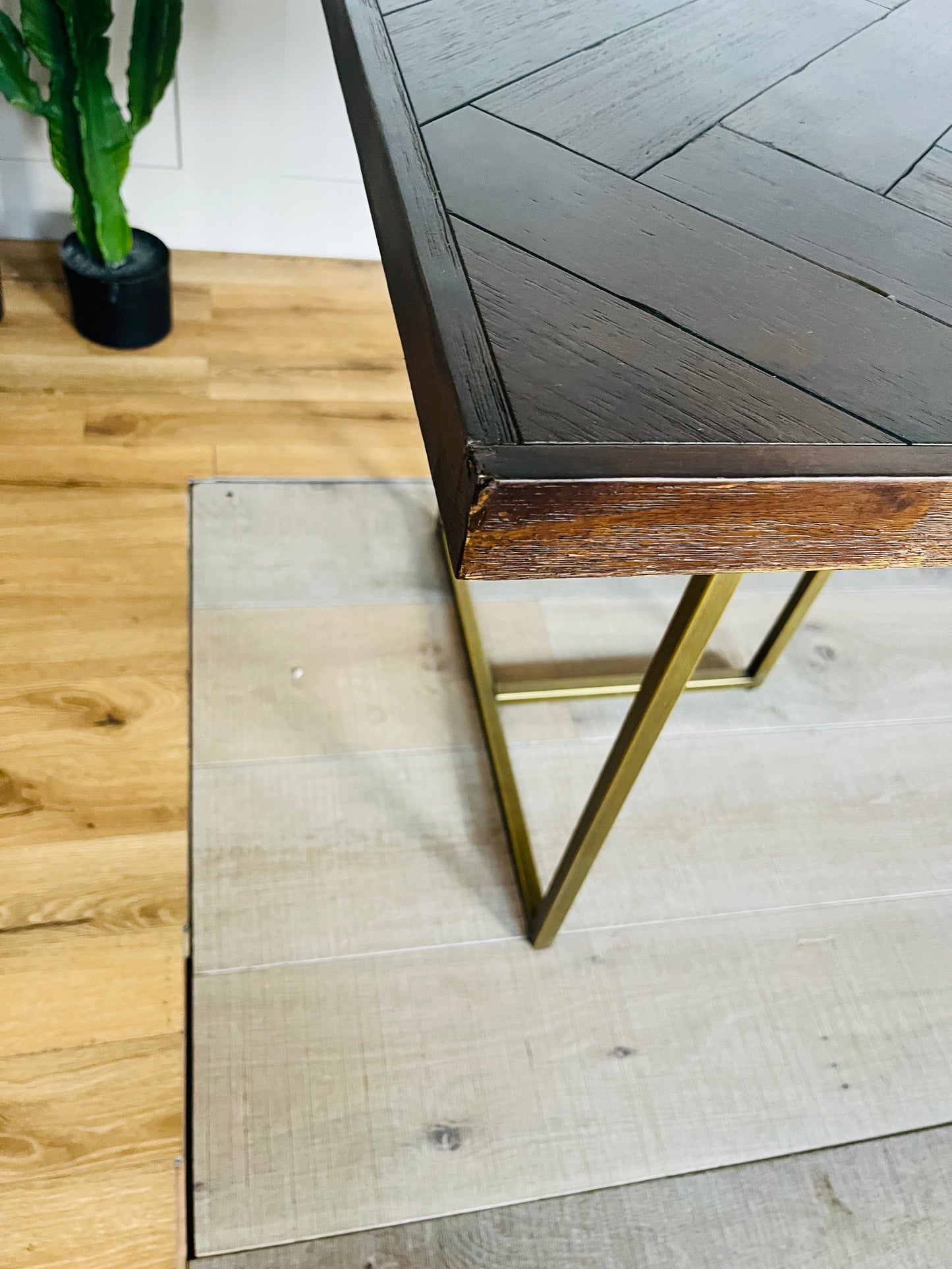 Dutchbone Class Dark Wood Dining Table Rrp