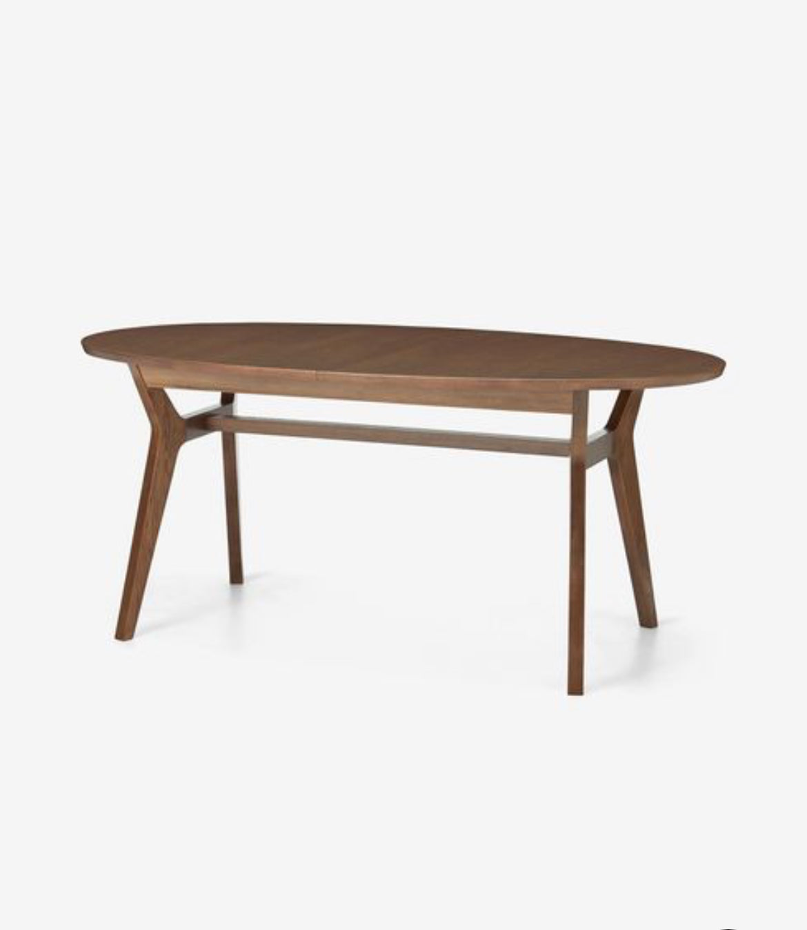 MADE.COM Jenson Oval 6 Seater  Dining Table Dark oak. *No Leaf* R47