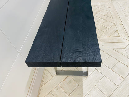 Gallery Direct Newington Dining Bench - Small/ Black