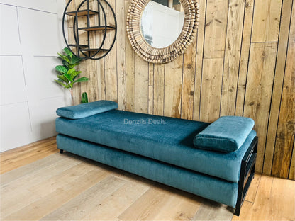 Innovative Duplet Daybed with Powder Coated Metal Legs