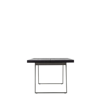 Gallery Newington Large Dining Table 220cm in Black New In Box Rrp £1599