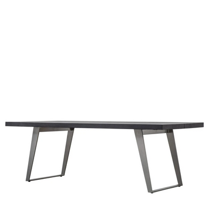 Gallery Newington Large Dining Table 220cm in Black New In Box Rrp £1599