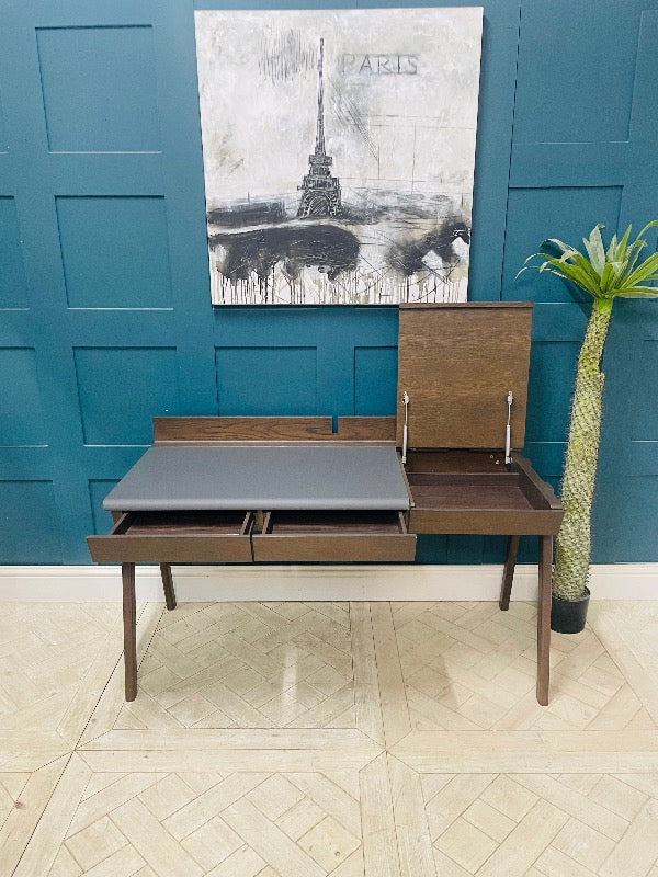 Made.com Calama Desk – Walnut and Gray