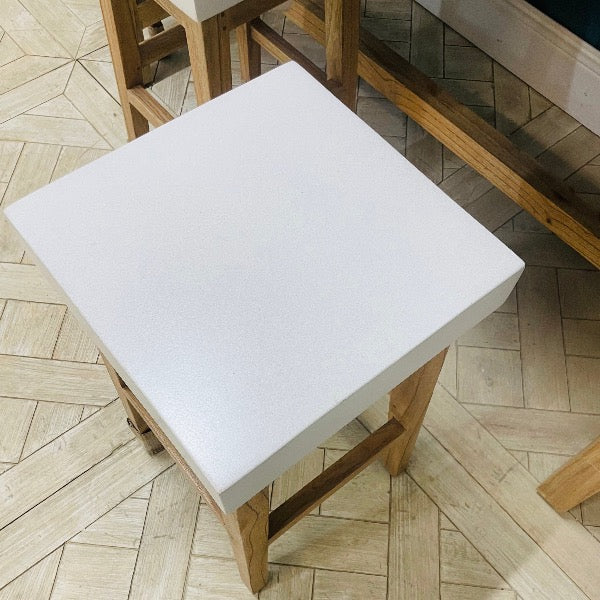 FACET White Counter Stool